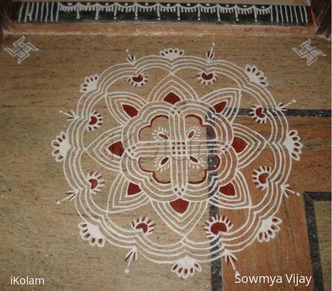 Rangoli: Aadi Kolam-5