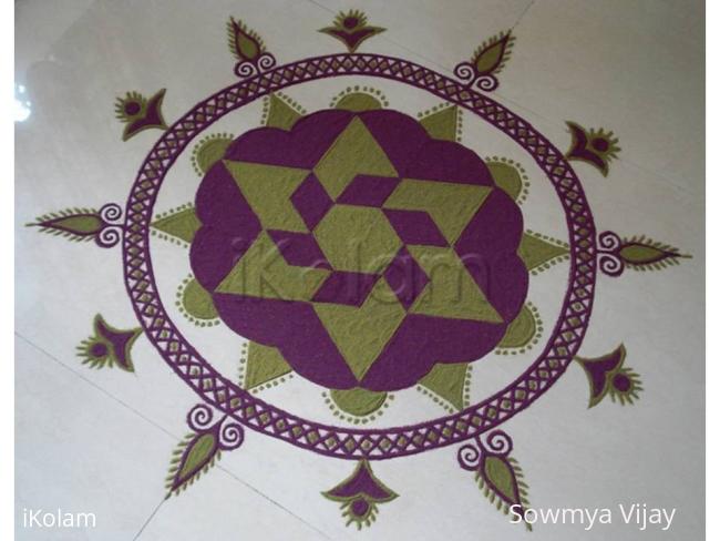 Rangoli: Aadi Kolam-7