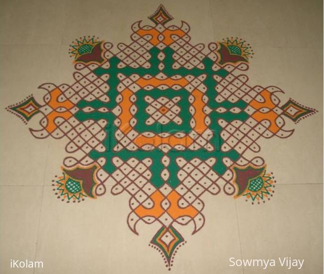 Rangoli: Colour Chikku  Kolam