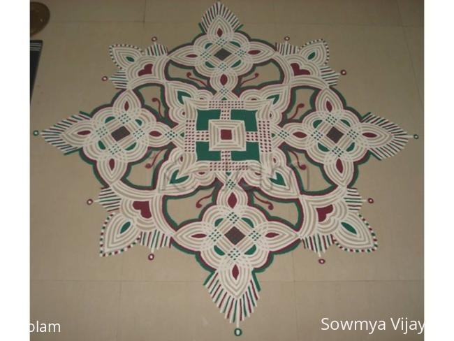 Rangoli: Padi Kolam  