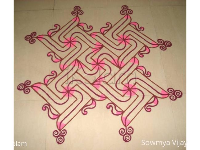 Rangoli: Dotted Kolam