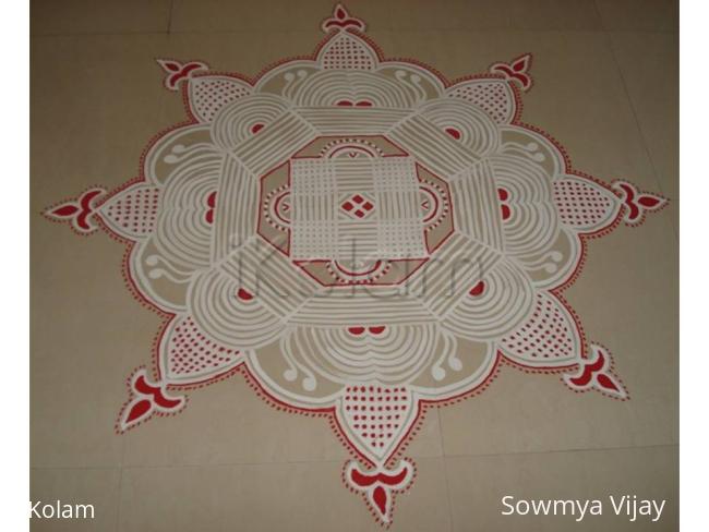 Rangoli: Navaratri Day -1