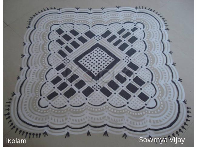 Rangoli: Navaratri Day -5