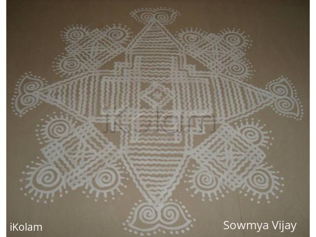 Rangoli: Navaratri Day -7