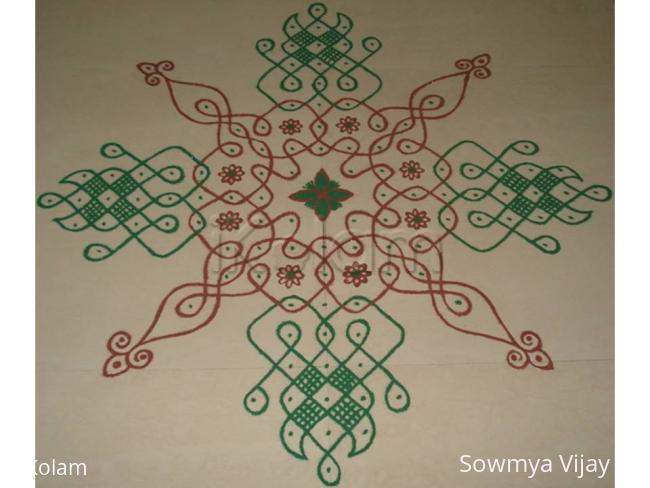 Rangoli: Colour Chikku  Kolam