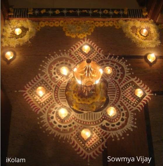 Rangoli: Kolam for Karthigai-2