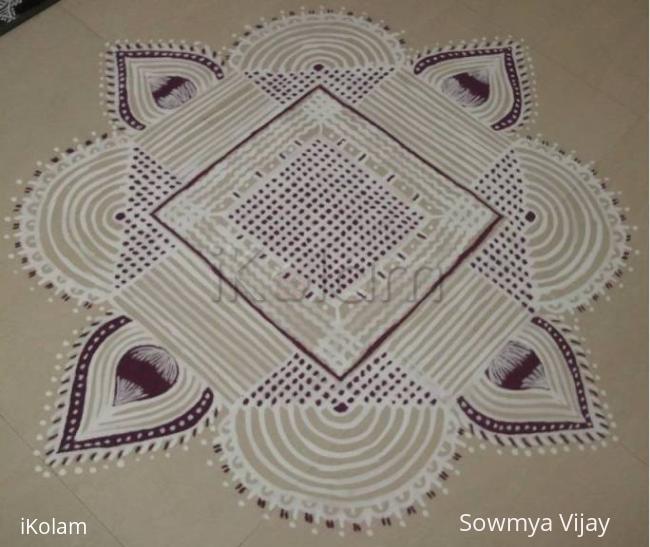 Rangoli: Friday Kolam -2