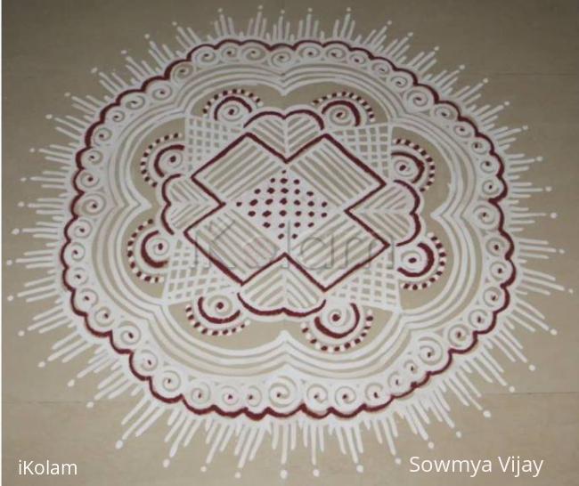 Rangoli: Friday Kolam -4