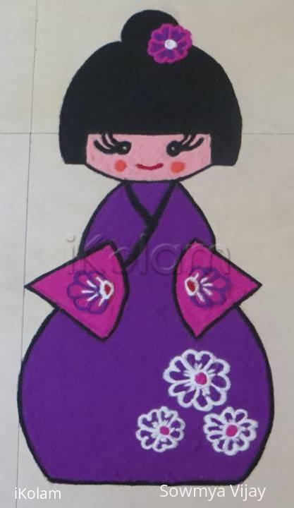 Rangoli: Happy Doll festival- Hinamatsuri