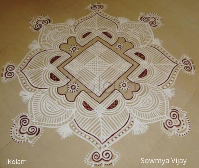 Rangoli: Padikolam for karadayaan nombu