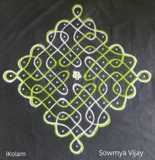 Rangoli: Chikku Kolam 