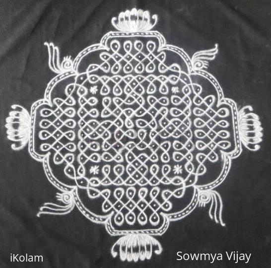 Rangoli: Chikku Kolam -Inspiration Kolam