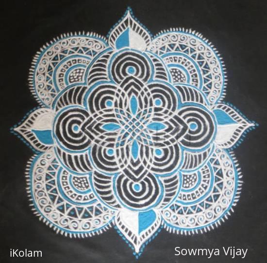 Rangoli: Free hand design 