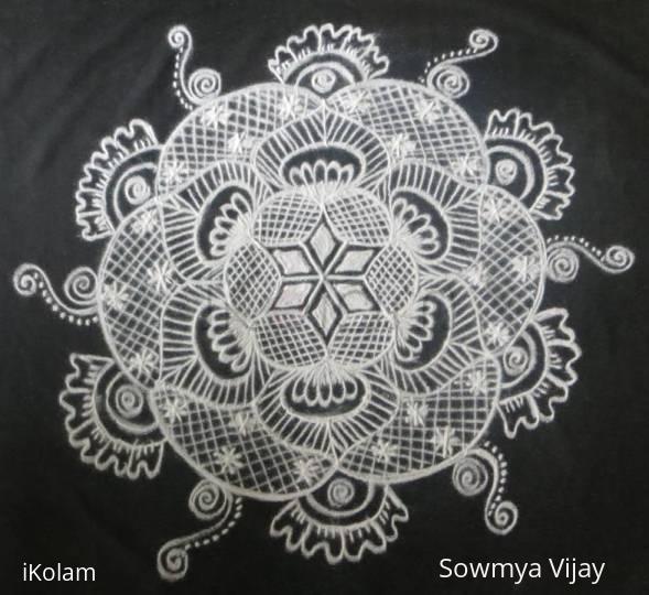 Rangoli: Free hand design 