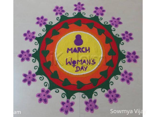 Rangoli: Happy Woman's Day