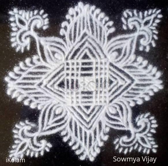 Rangoli: Free hand Design -small kolams