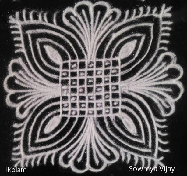 Rangoli: Free Hand design 