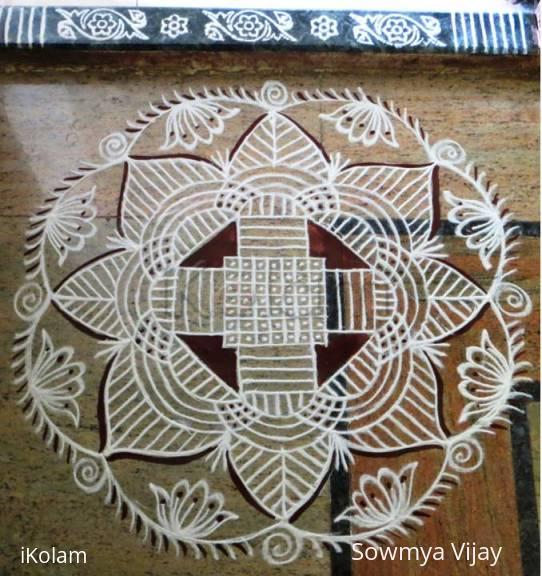 Rangoli: Padikolam for friday