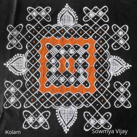 Rangoli: Chikku kolam 