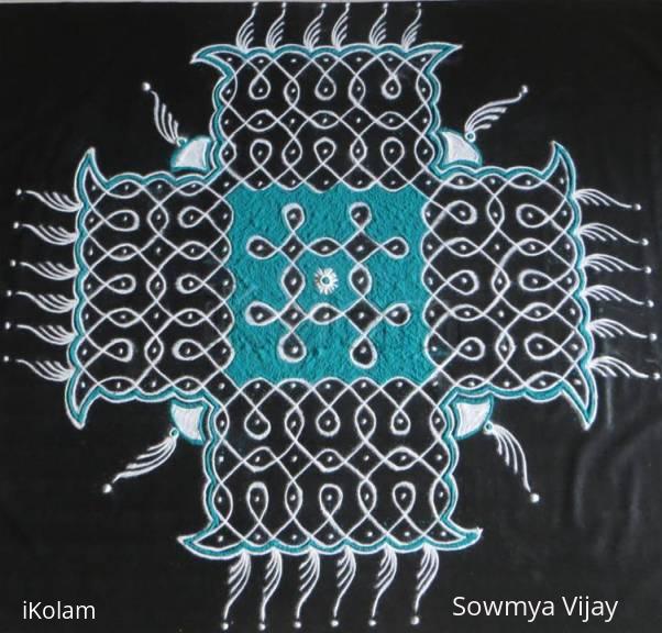 Rangoli: Chikku kolam 