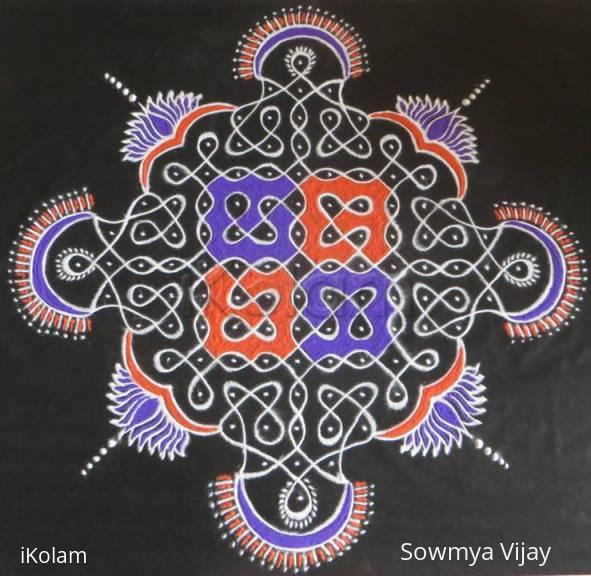 Rangoli: Chikku kolam 