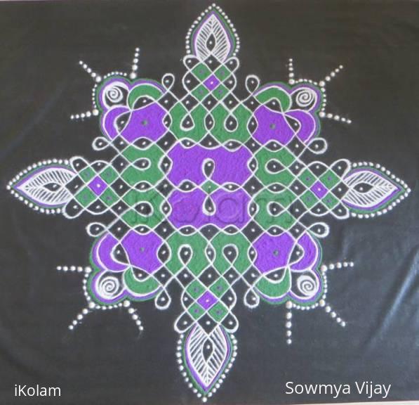 Rangoli: Chikku kolam 