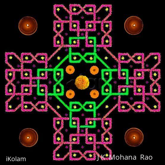 Rangoli: Happy birthday ikOlam ! 