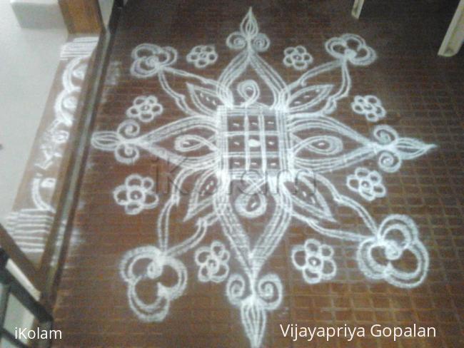 Rangoli: Kolam for grahapravesam function