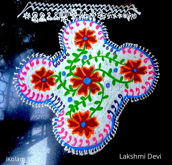 Rangoli: Beginner kolam