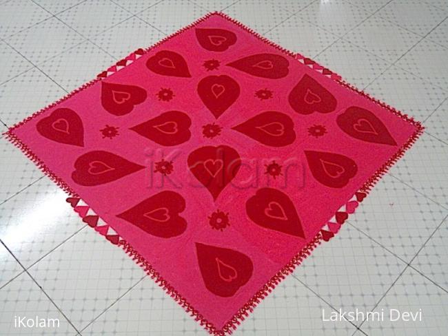 Rangoli: Happy valentine's Day 