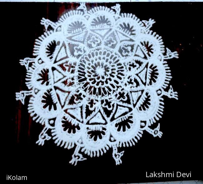 Rangoli: Beginner kolam