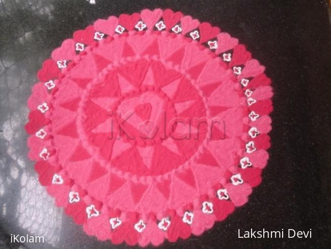 Rangoli: Happy valentine's Day