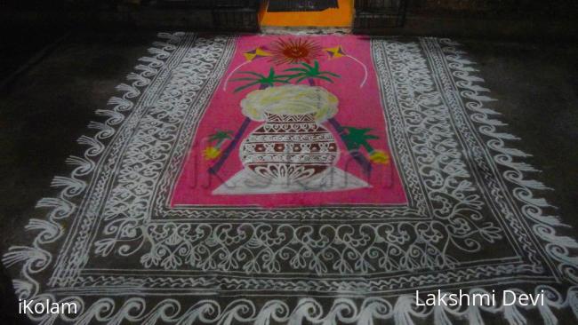 Rangoli: pongal special Rangoli