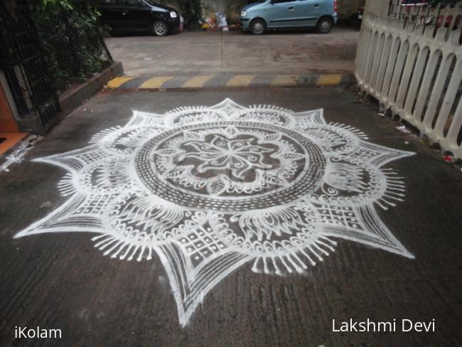 Rangoli: welcome carpet 1