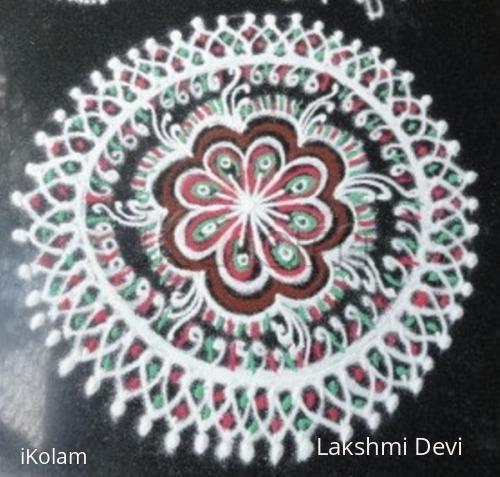 Rangoli: beginner kolam