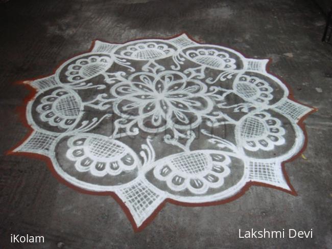 Rangoli: free hand kolam