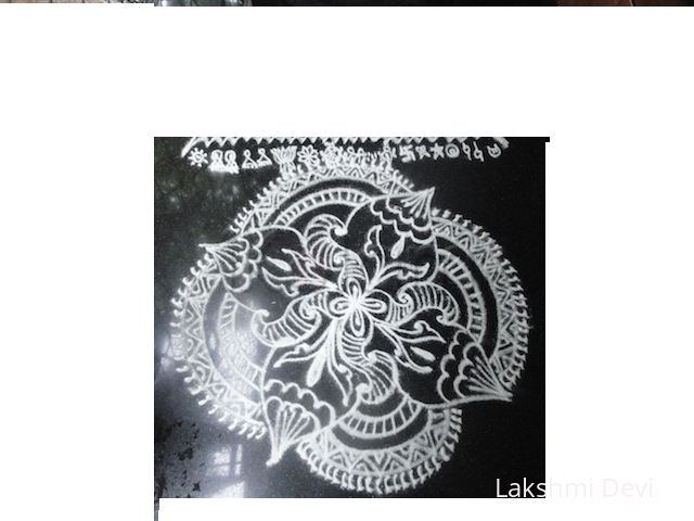 Rangoli: beginner kolam