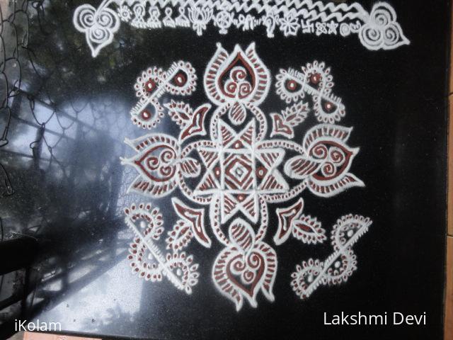 Rangoli: beginner kolam