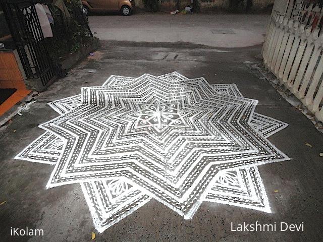 Rangoli: friday kolam