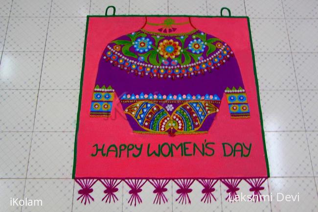 Rangoli: HAPPY WOMEN'S DAY