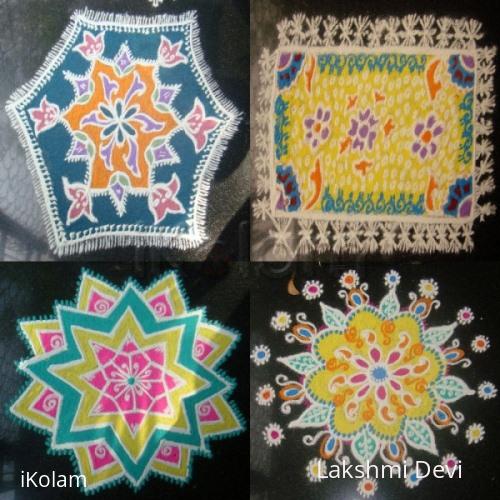 Rangoli: beginner rangolis