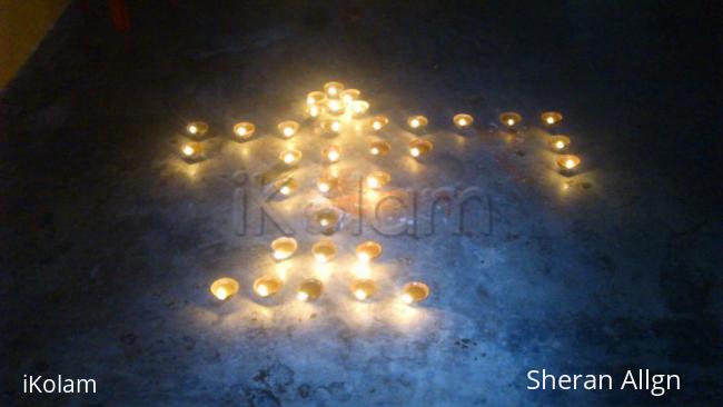 Rangoli: kaartigai deepam 