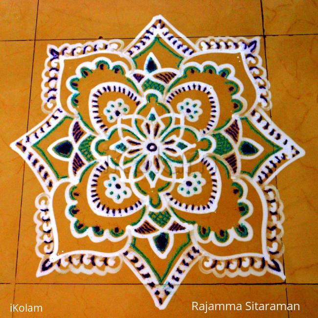 Rangoli: Chat-Pat (Hurry-Burry) kolam