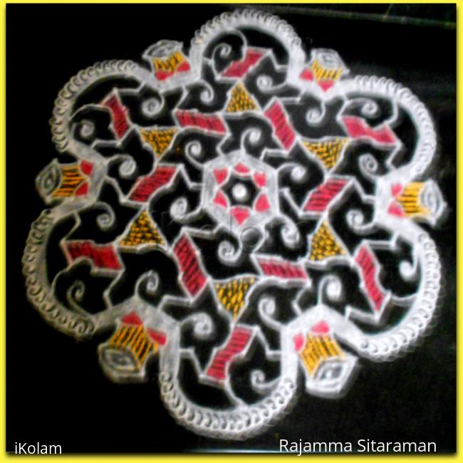 Rangoli: Dotted design kolam