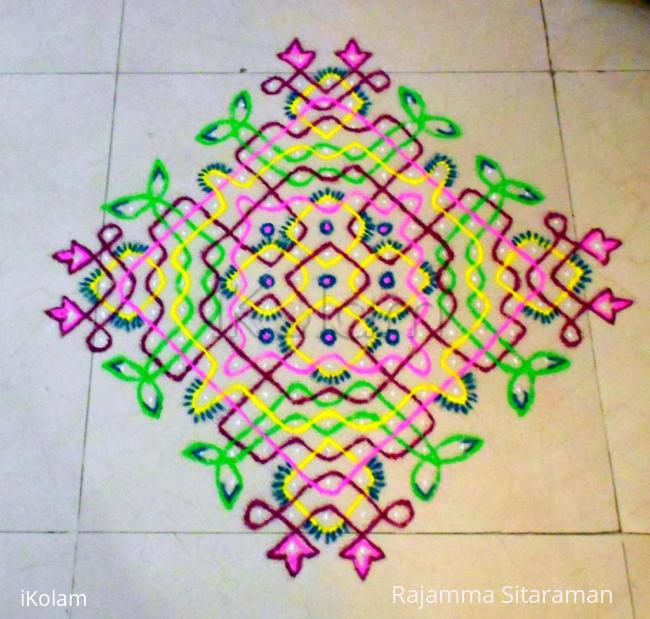 Rangoli: Designer chikku kolam