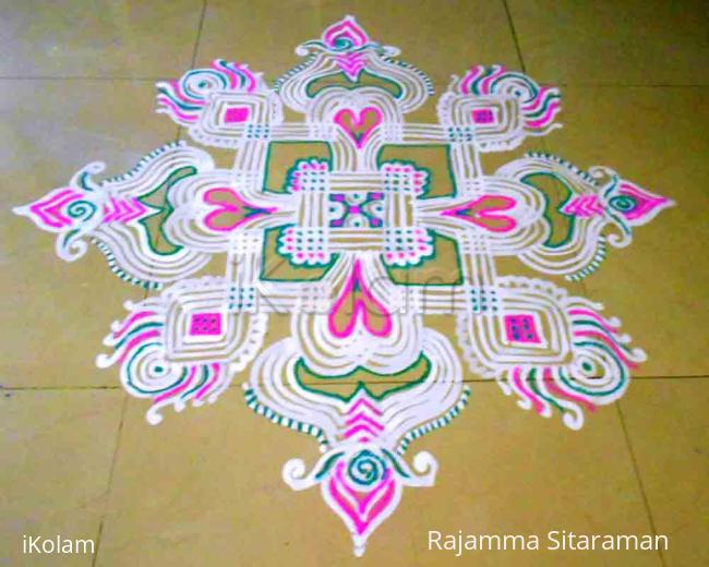 Rangoli: Welcome kolam for New Year