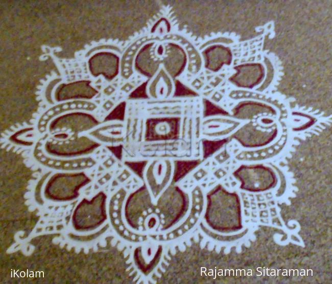 Rangoli: Simple kanya kolam