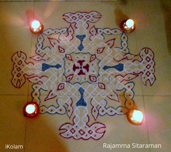 Rangoli: Karthigai kolam