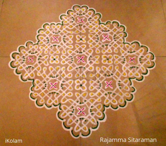 Rangoli: Maakkolam with beeds