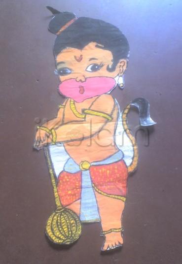 DIY Colouring Wooden Bal Hanuman Activity Box – Little Canvas